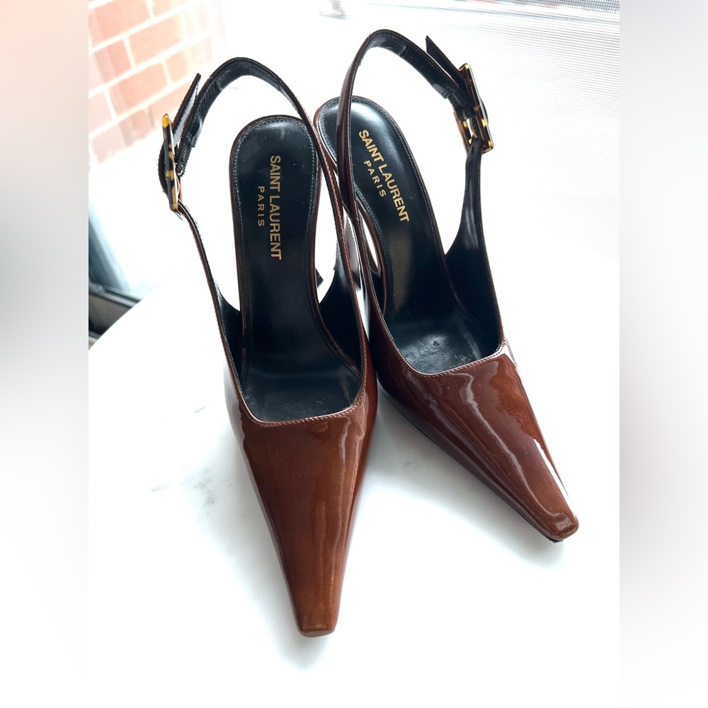 Saint Laurent Dune Slingback Pumps - Picture 7 of 16